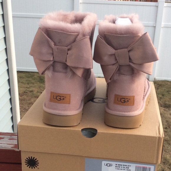 ugg mini bailey bow ii glam